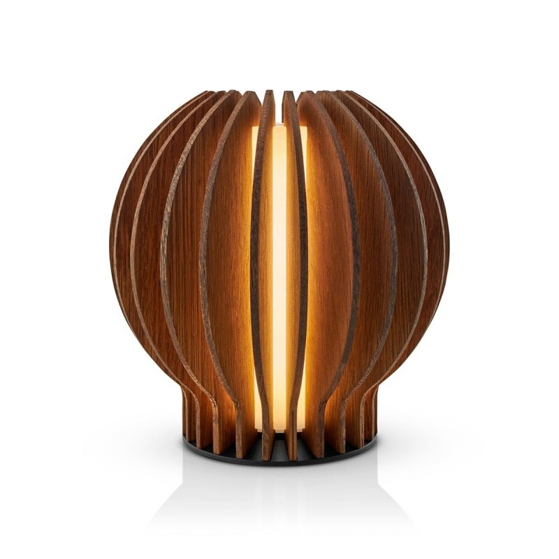 Eva Solo RADIANT ROUND Bezprzewodowa Lampka LED - Ciemny Dąb
