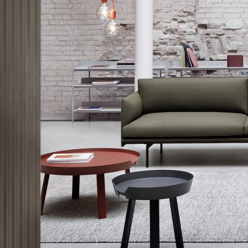 Muuto AROUND Stolik Kawowy 45 cm Antracytowy
