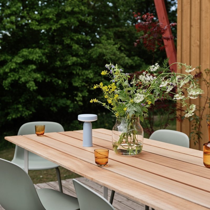 Muuto FIBER OUTDOOR Krzesło Ogrodowe - Zewnętrzne / Czarne