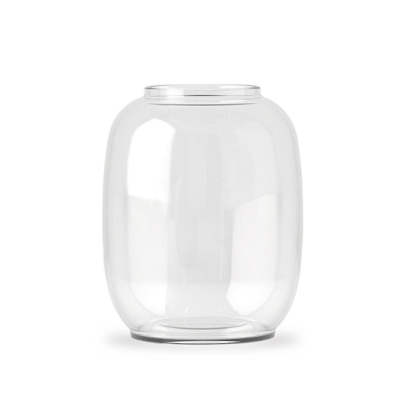 Lyngby Porcelain FORM 140/2 Wazon 16 cm Transparentny