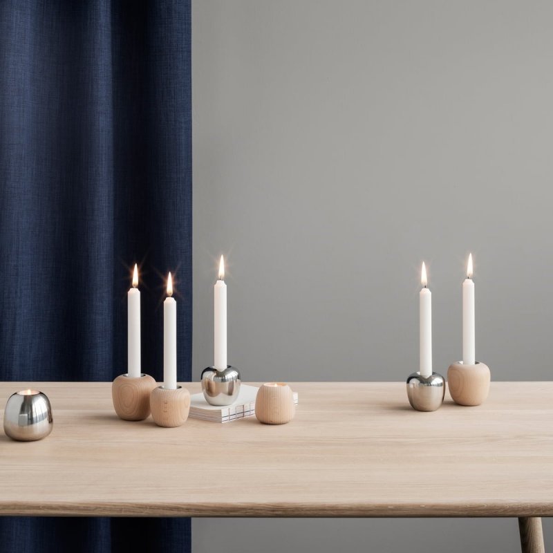 Stelton ORA Świecznik Stalowy - L