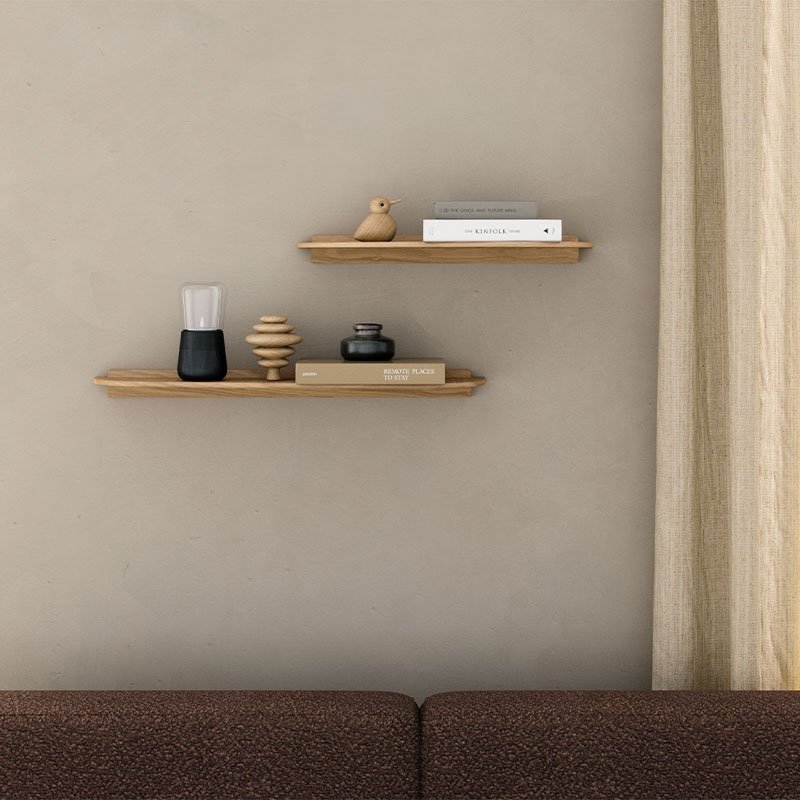 Andersen Furniture SHELF 2 Drewniana Półka Ścienna 59 cm / Dąb Olejowany