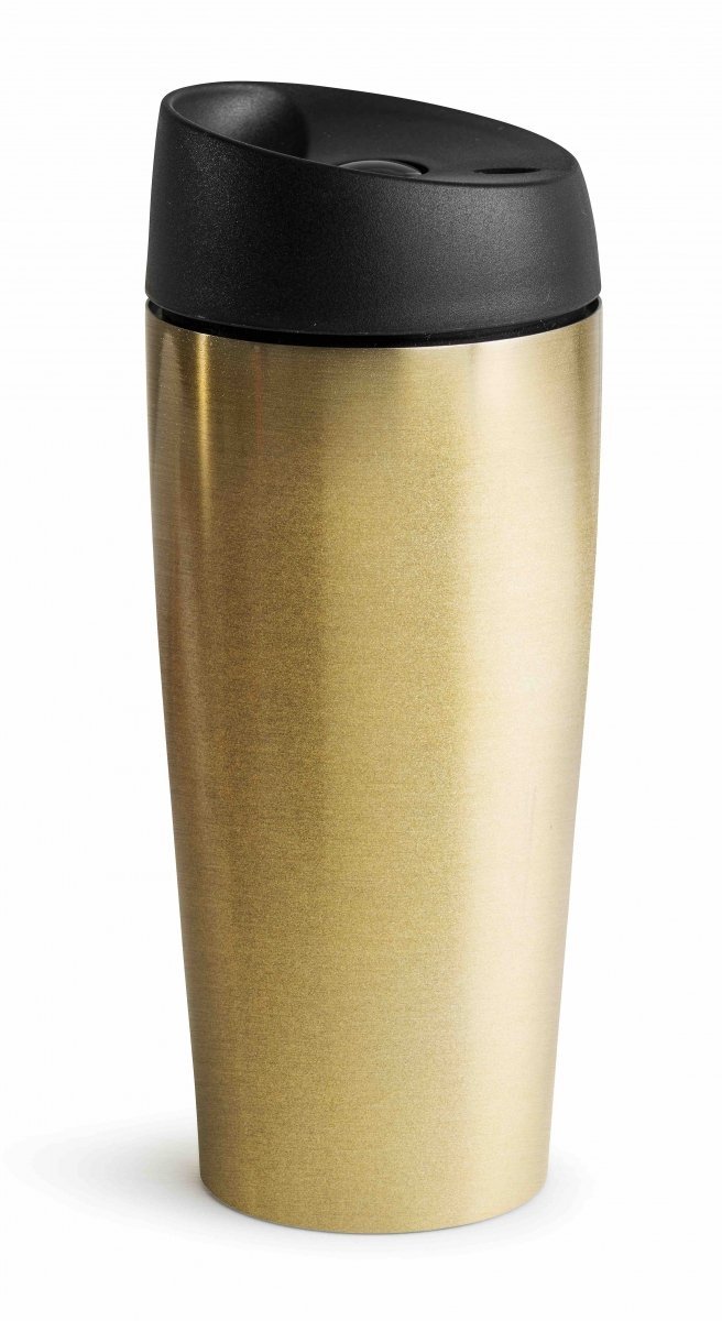 Sagaform TO GO Stalowy Kubek Termiczny 400 ml Złoty