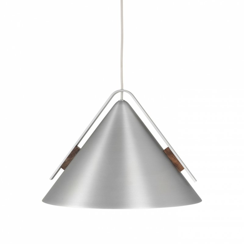 Kristina dam studio CONE Lampa Wisząca 40 cm / Srebrna