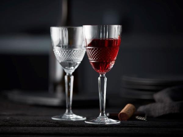 Lyngby Glass BRILLANTE Kryształowe Kieliszki do Czerwonego Wina 290 ml 4 Szt.