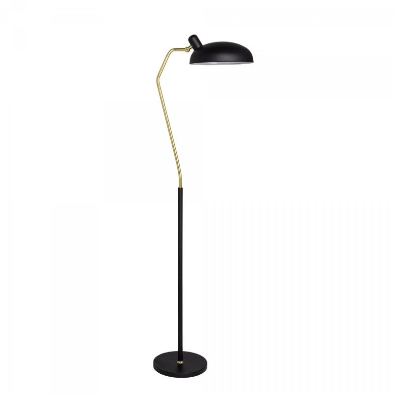 Bloomingville ROSENNA Lampa Podłogowa / Czarna - Złota