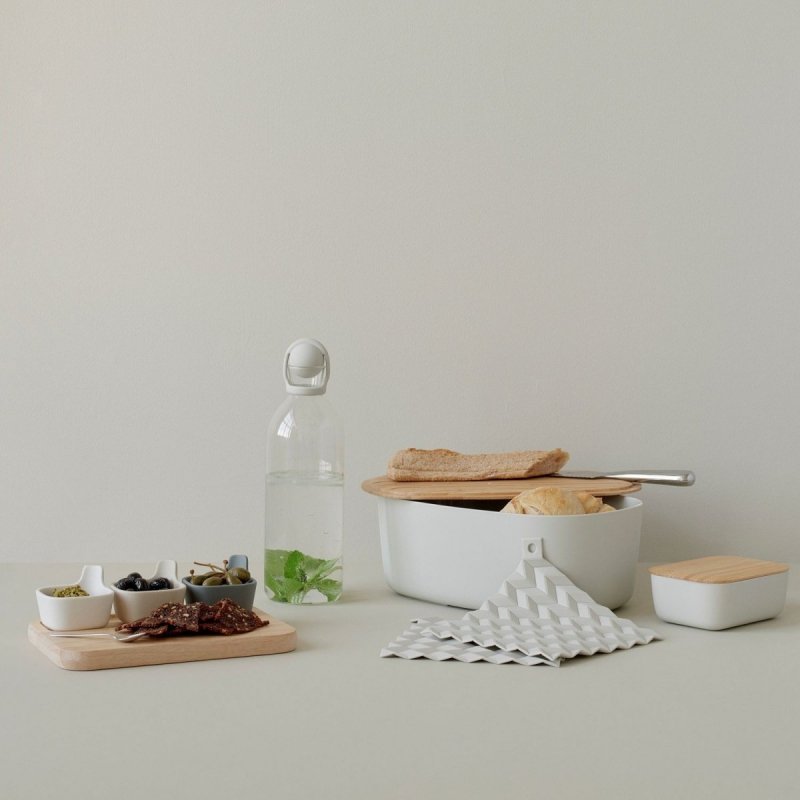 RIG-TIG by Stelton BOX-IT Maselniczka z Pokrywką - Jasnoszara