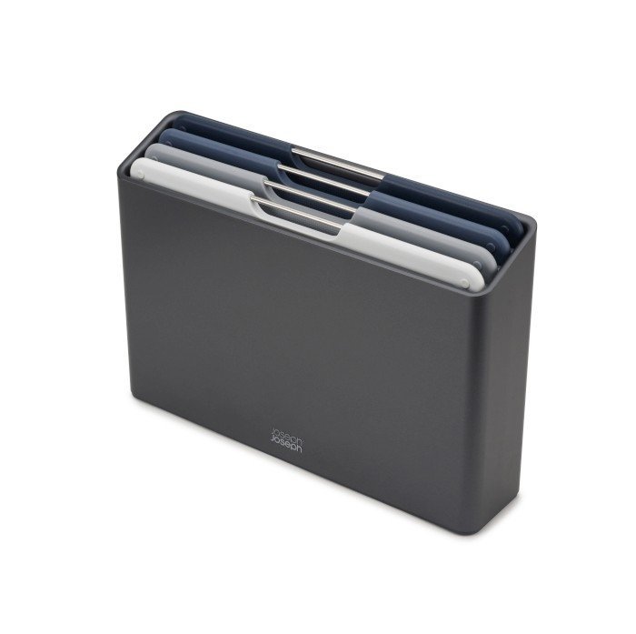 Joseph Joseph FOLIO Zestaw 4 Desek do Krojenia w Etui - Wersja M - Grafitowy