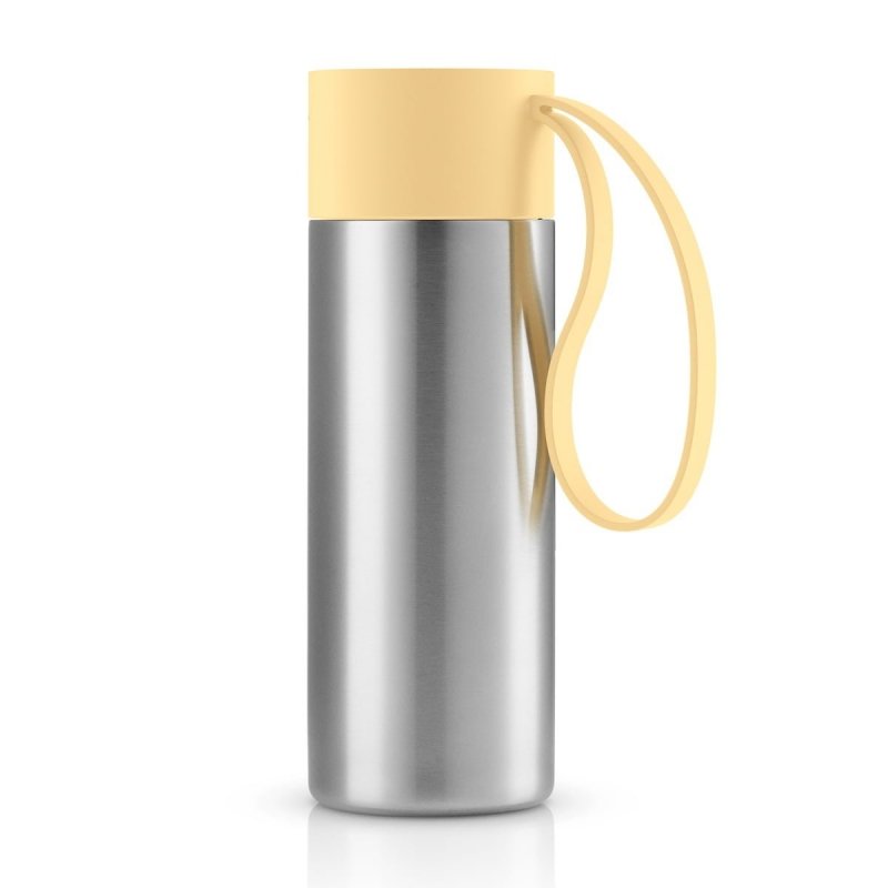 Eva Solo TO GO CUP Kubek Termiczny z Uchwytem - Żółty