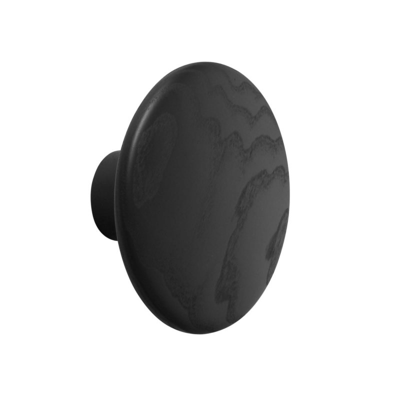 Muuto DOTS Wieszak Drewniany M - 13 cm Czarny