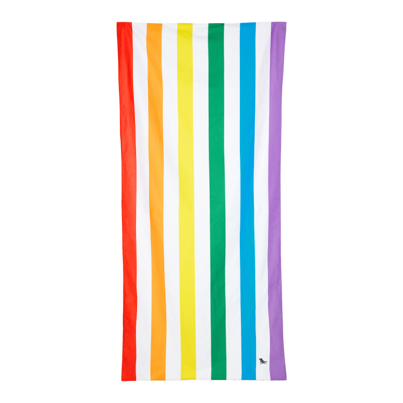 Dock &amp; Bay CABANA Szybkoschnący Ręcznik Plażowy 160x90 cm / Rainbow Skies