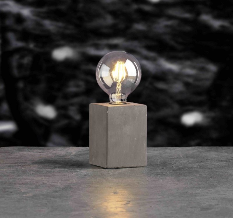 Villa Collection NORDIC Lampa Stołowa z Cementu w Industrialnym Stylu