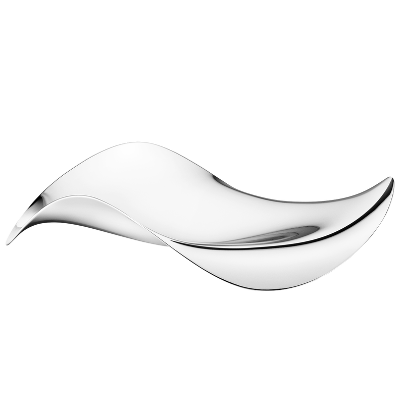 Georg Jensen COBRA Patera Dekoracyjna 38 cm / Srebrna Polerowana