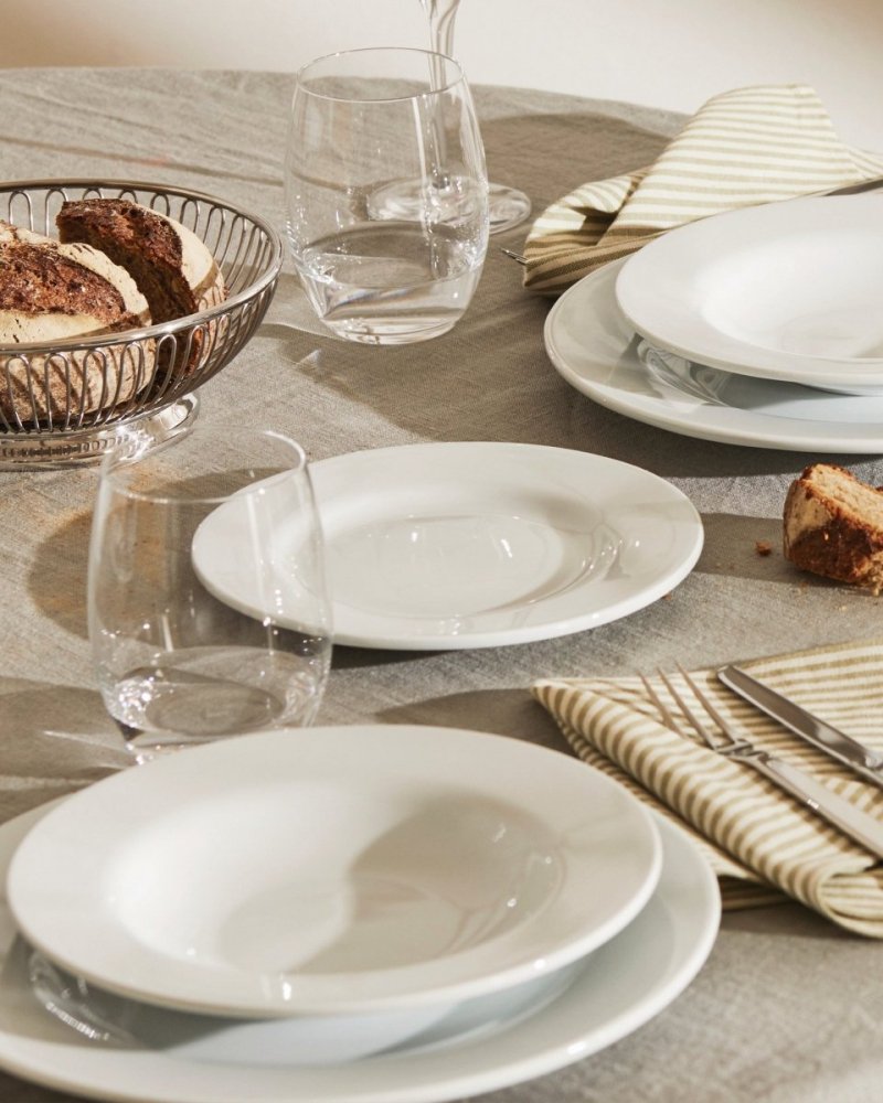 A di Alessi PlateBowlCup Talerz Obiadowy 27,5 cm Biały