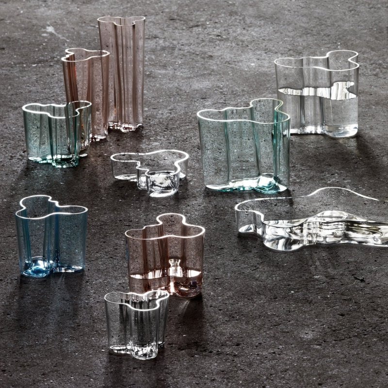 Iittala AALVAR AALTO Wazon do Kwiatów 25 cm / Szary