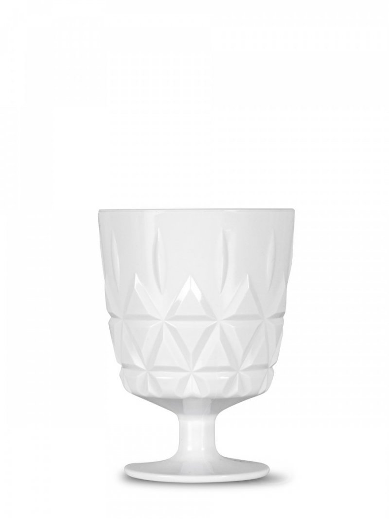 Sagaform OUTDOOR EATING Akrylowe Kieliszki do Wina 300 ml 4 Szt. / Białe