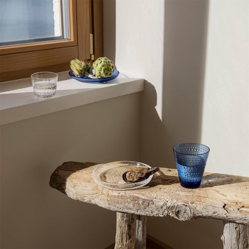 Iittala KASTEHELMI Talerz Szklany 17 cm / Ciemnoszary
