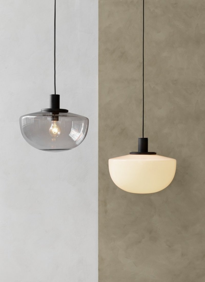 Audo BANK Lampa Wisząca / Klosz Szary