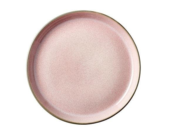 Bitz GASTRO Talerz Płaski 17 cm 6 Szt. Szary - Środek Różowy