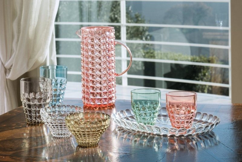 Guzzini TIFFANY Szklanka z Tworzywa 510 ml / Szara