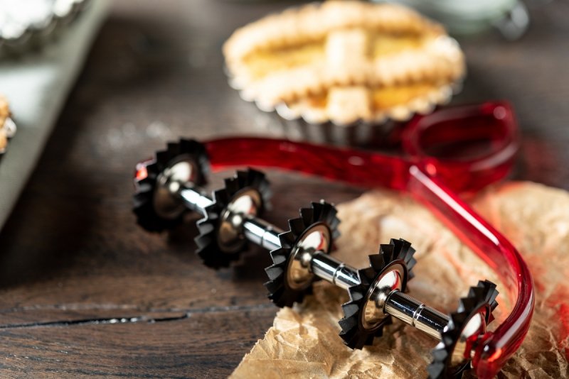 Marcato DESIGN LINE Wykrawacz do Makaronu Pastabike / Czerwony