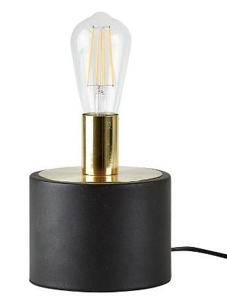 Villa Collection NORDIC Lampa Stołowa - Czarna/Złota