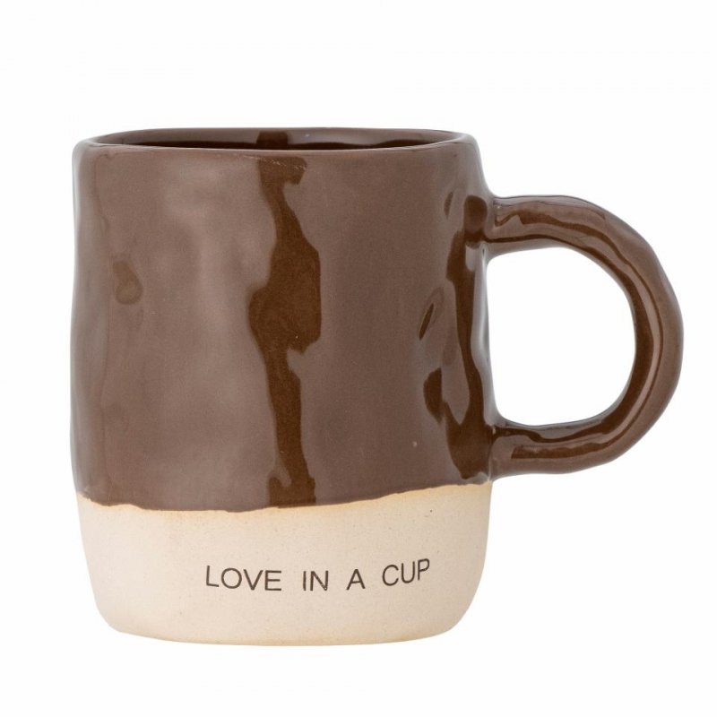 Bloomingville NEO Kubek 330 ml Brązowy / Love in a Cup
