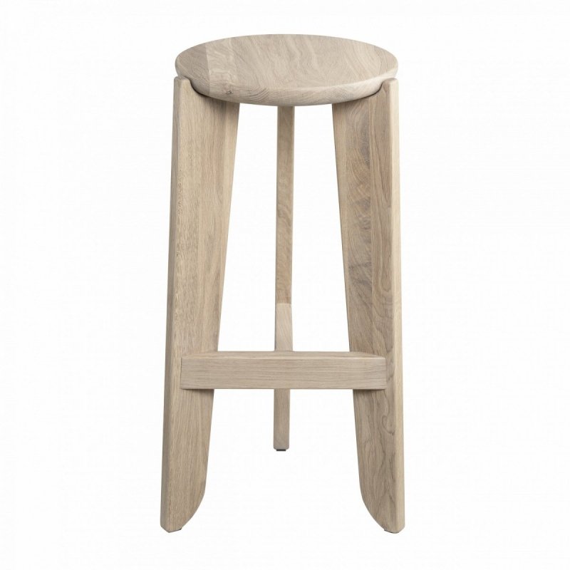 Blomus ELI Hoker - Stołek Barowy 75 cm Dębowy