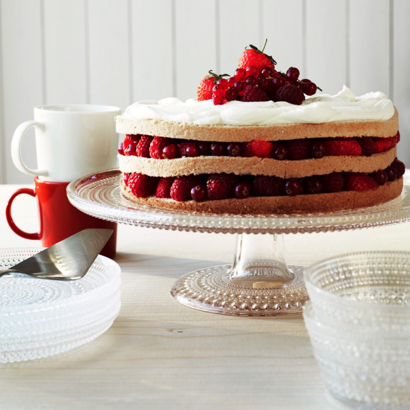 Iittala KASTEHELMI Patera Szklana - Talerz do Ciasta 31 cm