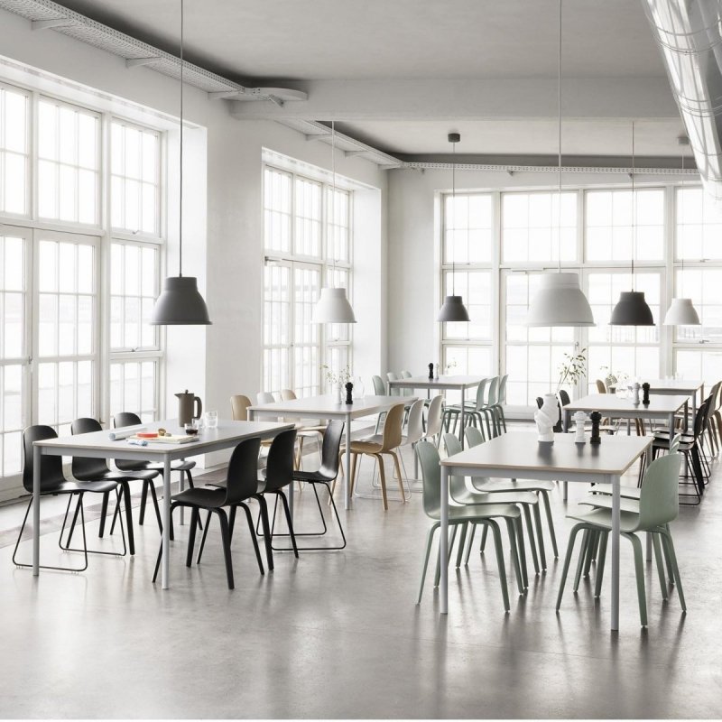 Muuto BASE Stół 190x85 cm Biały - Blat Laminat