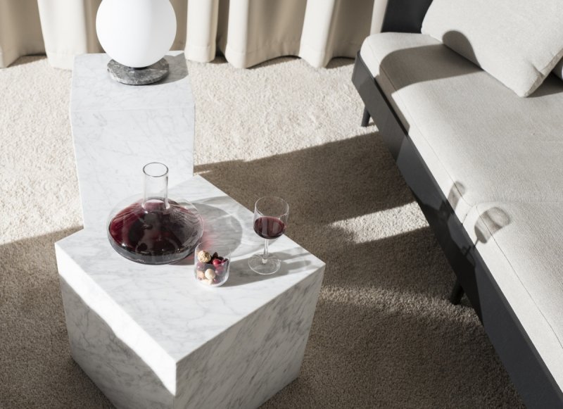 Audo DELUXE Karafka Napowietrzająca - Dekanter do Wina 1,4 l / Srebrna