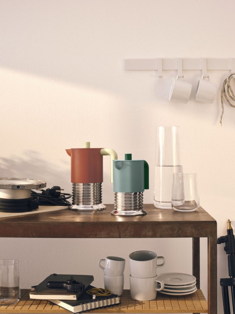 Alessi VITE Kawiarka - Zaparzacz do Espresso 150 ml / Zielona