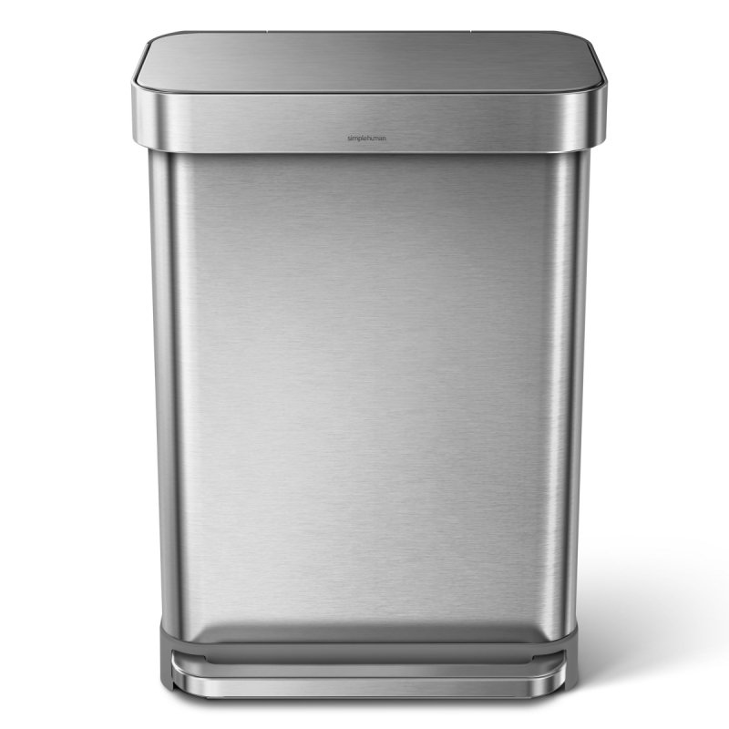 simplehuman LINER POCKET Kosz Pedałowy 55 l - Stal Nierdzewna FPP
