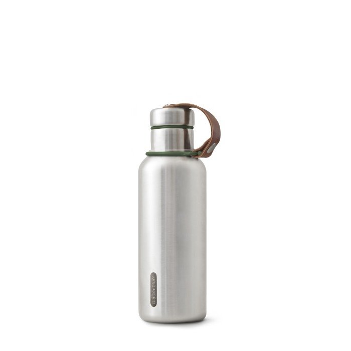 black+blum CLASSIC Stalowa Butelka Termiczna 500 ml / Oliwkowa