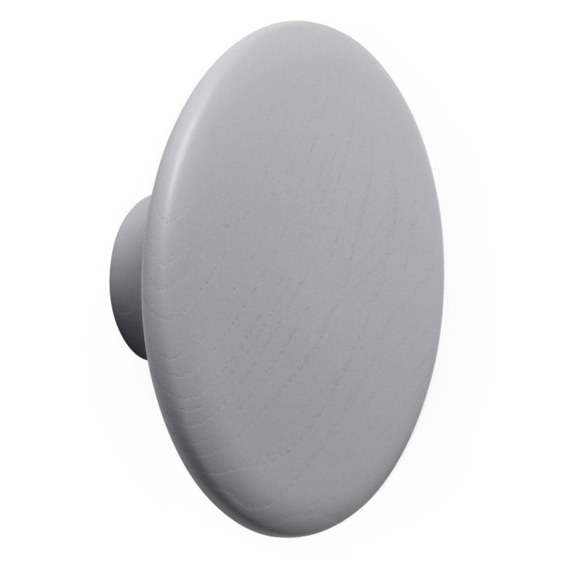 Muuto DOTS Wieszak Drewniany L 17 cm Szary