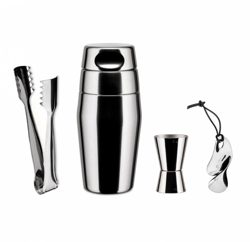 Alessi GLOBE TROTTER Luksusowy Zestaw Akcesoriów Barmańskich w Przenośnym Etui / Edycja Limitowana