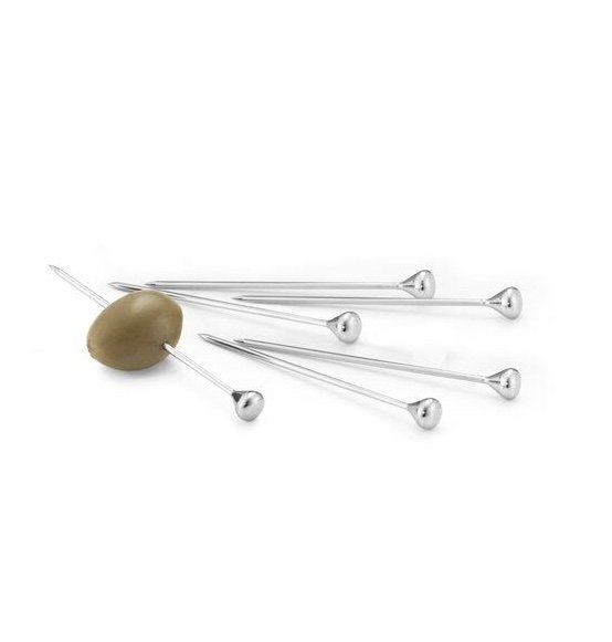 Georg Jensen SKY Stalowe Wykałaczki Koktajlowe 6 Szt.