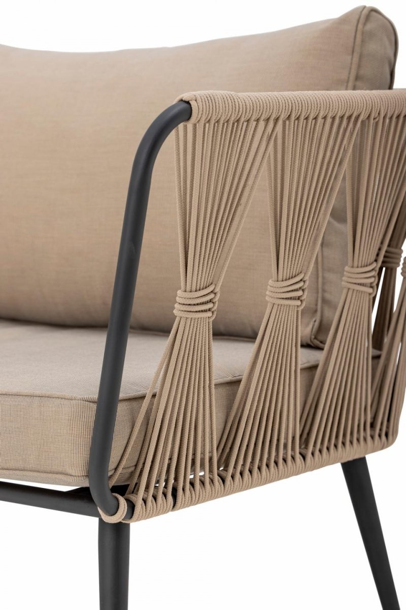 Bloomingville PAVONE Sofa Ogrodowa / Brązowa