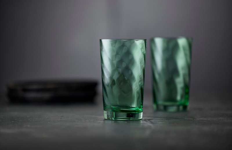 Lyngby Glass VIENNA Szklanki Wysokie 400 ml 4 Szt. / Zielone