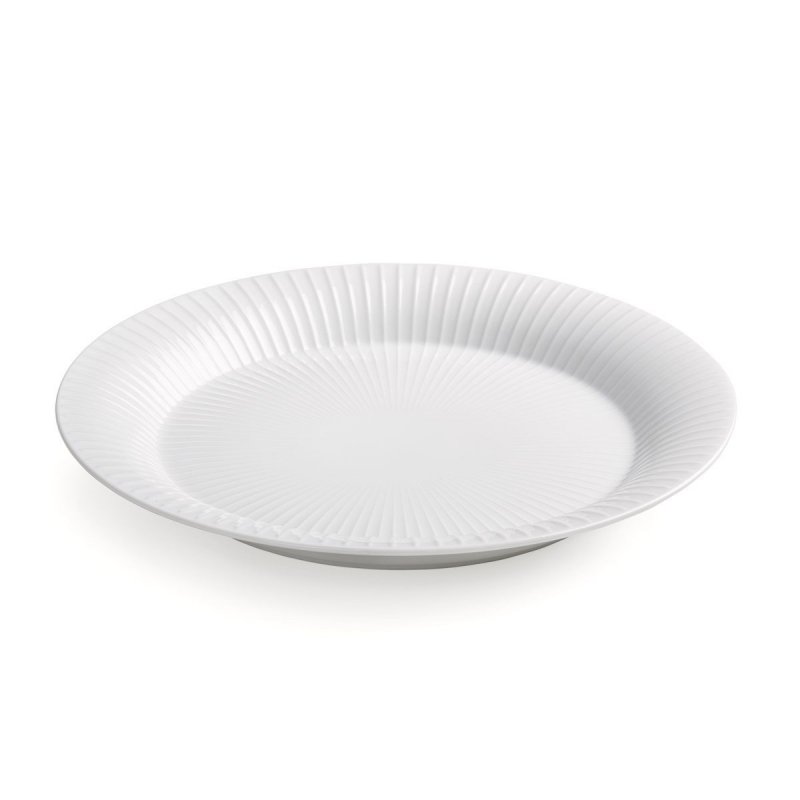 Kähler HAMMERSHØI Talerz Płaski 22 cm Biały