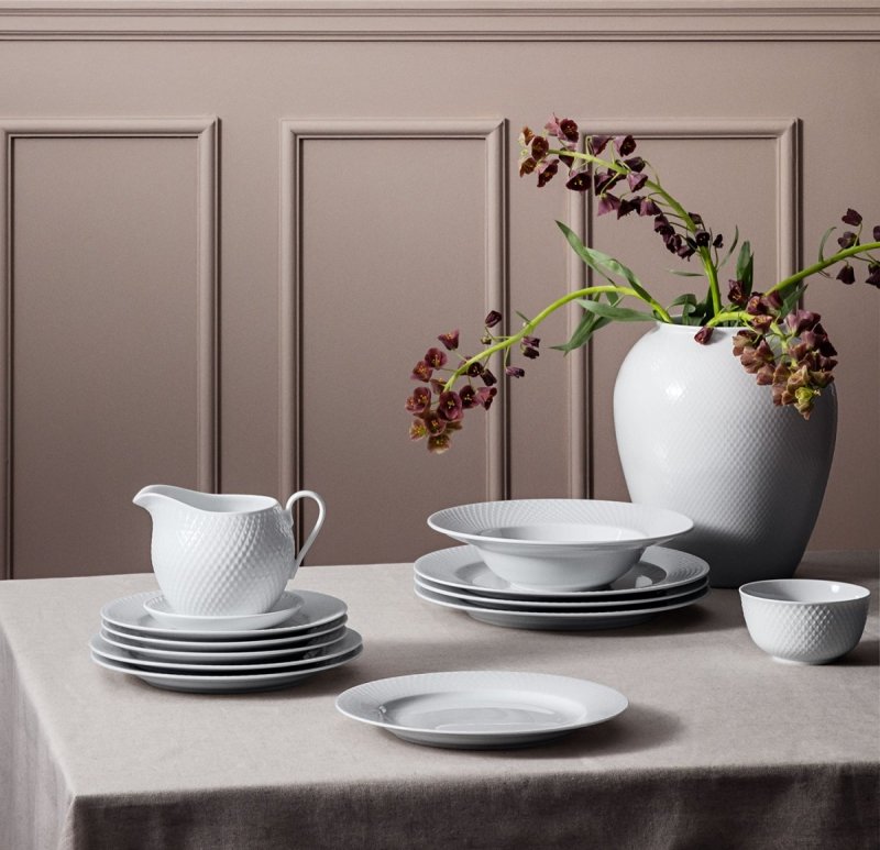 Lyngby Porcelain RHOMBE Talerz Płaski 23 cm