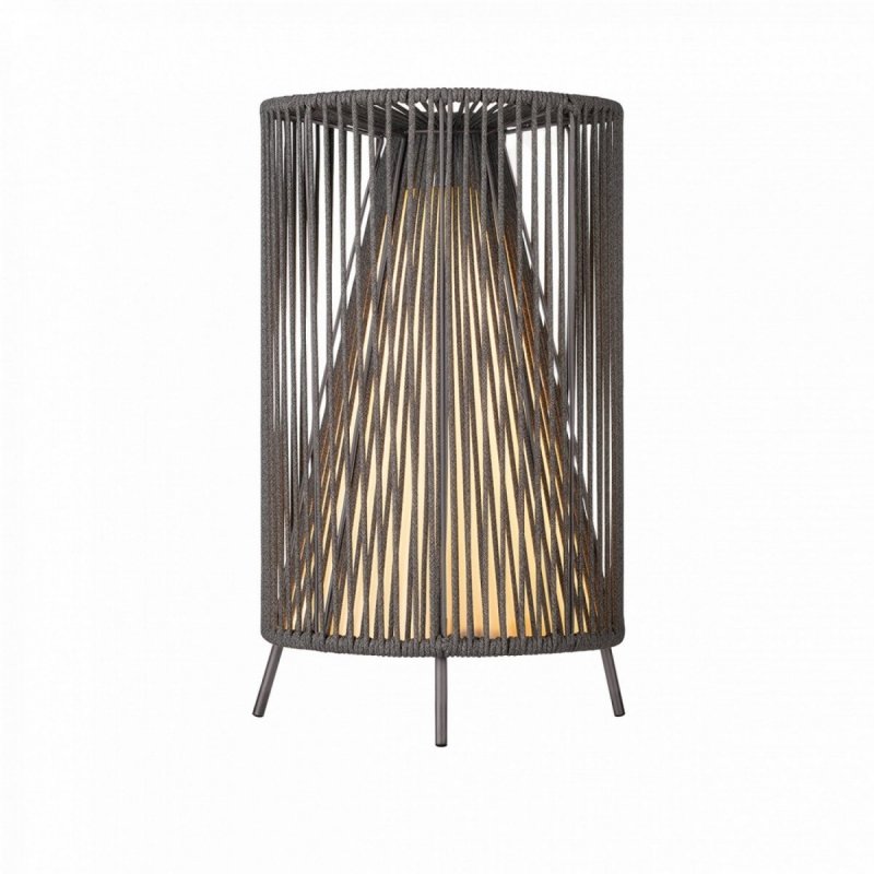 Blomus ROPE Bezprzedwodowa Przenośna Lampa LED / Szara