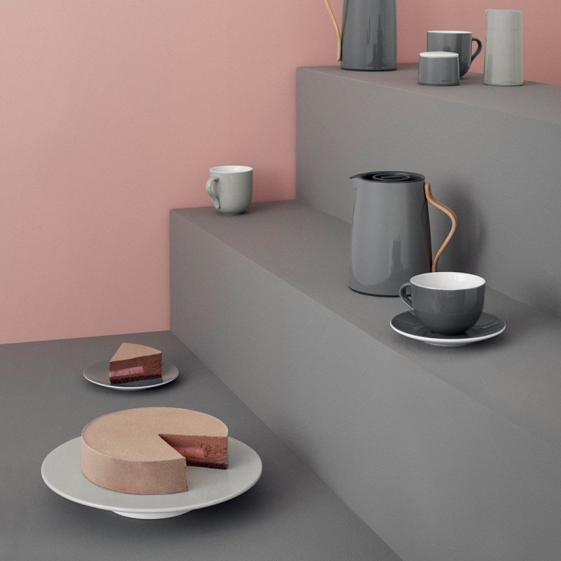 Stelton EMMA Filiżanki do Herbaty 350 ml 2 Szt. Szare