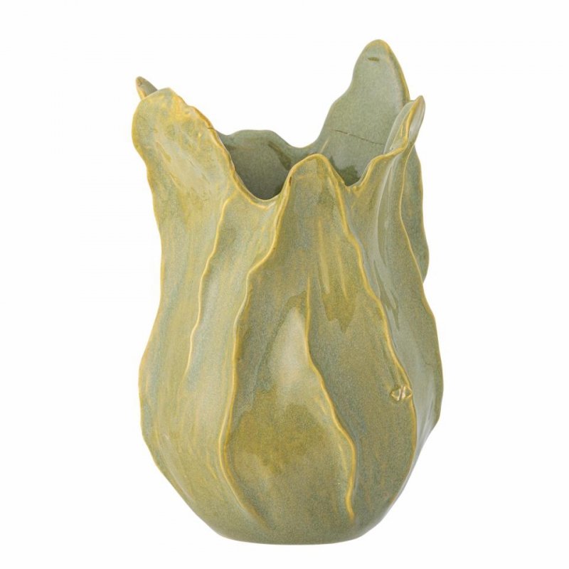 Bloomingville BASTIEN Wazon do Kwiatów 29,5 cm / Zielony