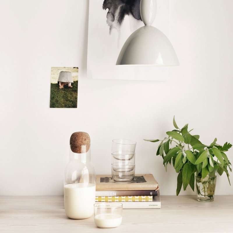 Muuto CORKY Szklanki Wysokie 4 Szt. Szare