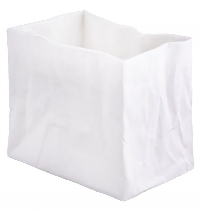 Rader HOME Porcelanowa Torebka Dekoracyjna M Biała
