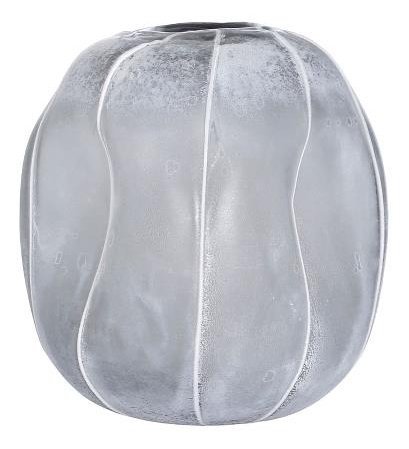 Villa Collection SIGT Szklany Wazon do Kwiatów 27 cm Szary Smoked Pearl