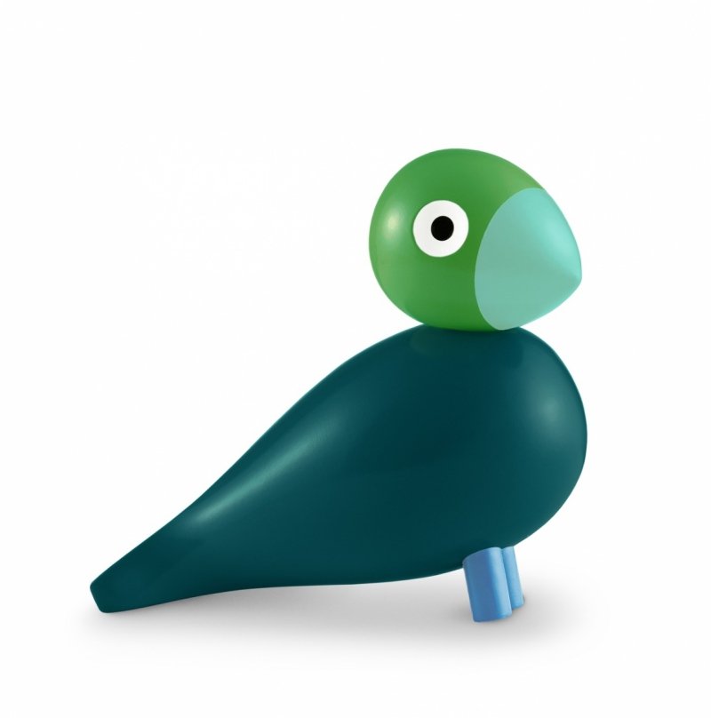 Kay Bojesen SONGBIRD Ptaszek Drewniany BIRK 2026 / Ciemnozielony