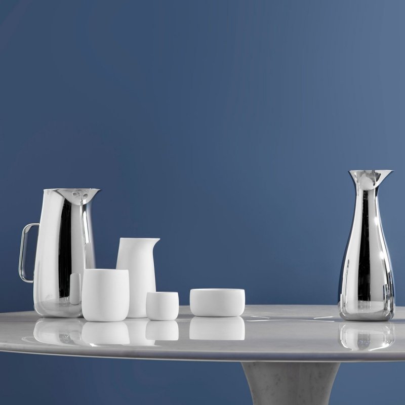 Stelton NORMAN FOSTER Porcelanowe Kubeczki Termiczne do Espresso 40 ml 2 Szt. Białe