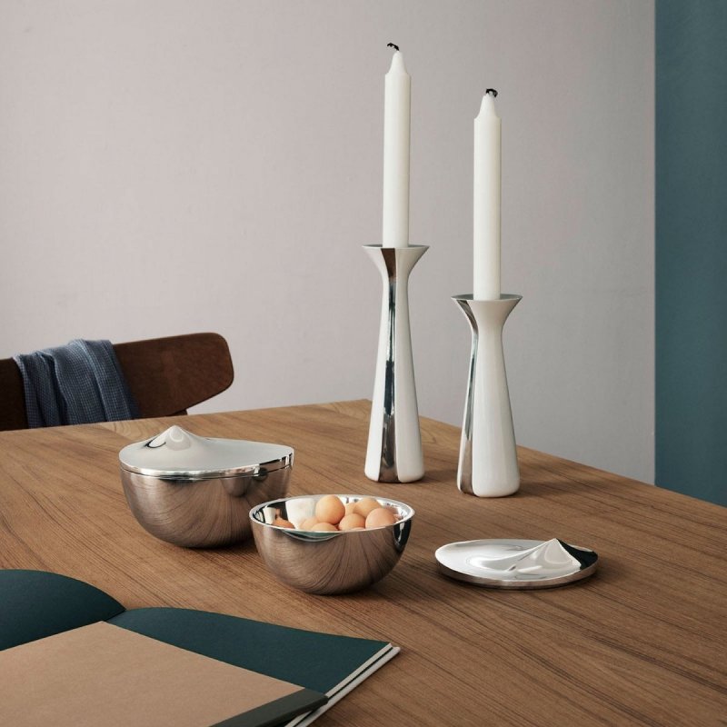 Stelton UNIFIED Świecznik 17 cm Biały